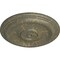 Ekena Millwork Traditional Ceiling Medallion (Fits Canopies up to 2 3/4"), 12"OD x 1"P, Witch Hazel Crackle CM12TRWHC - alternate 3